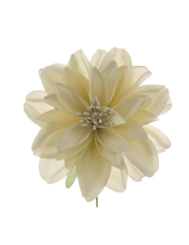 Dalia media artificiale – beige – diametro 9 cm