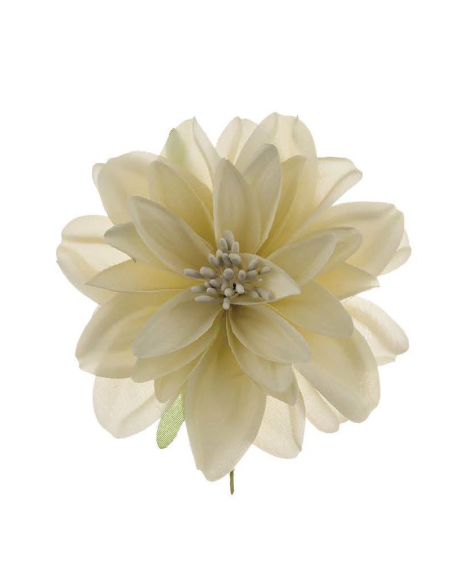 Dalia media artificiale – beige – diametro 9 cm