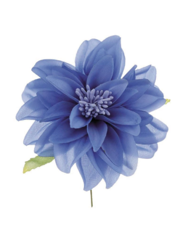 Dalia media artificiale – blu – diametro 9 cm