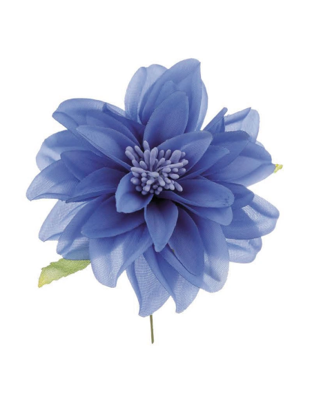 Dalia media artificiale – blu – diametro 9 cm