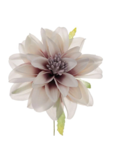 Dalia media artificiale – rosa antico – diametro 9 cm