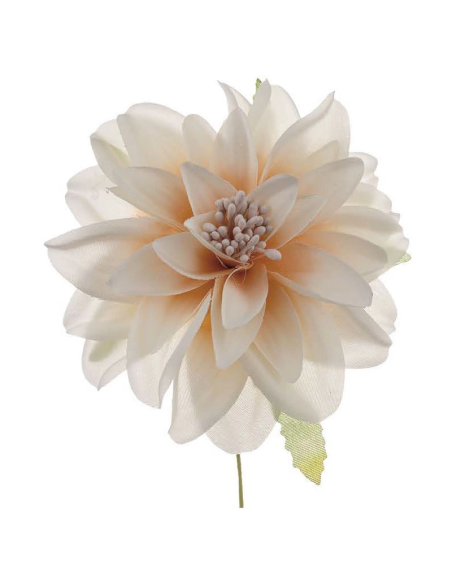 Dalia media artificiale – cipria – diametro 9 cm