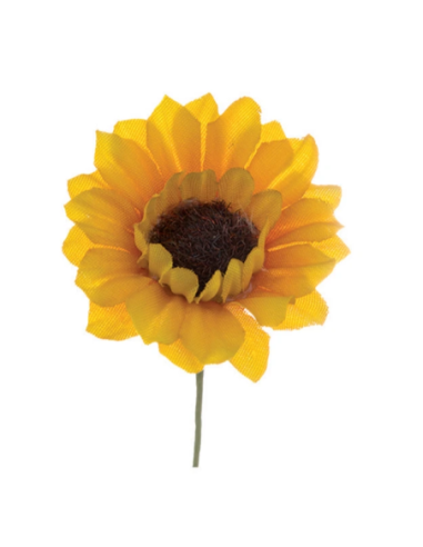 Girasole grande artificiale – giallo – diametro 3 5 cm