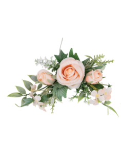 Tralcio di rosa artificiale – cipria – 25 x 6 cm
