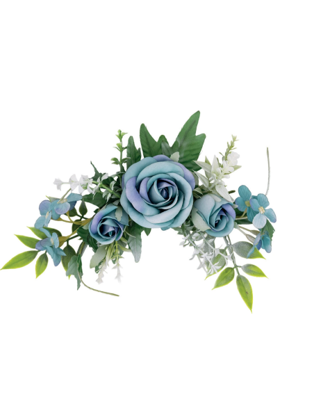 Tralcio di rosa artificiale – lavagna – 25 x 6 cm