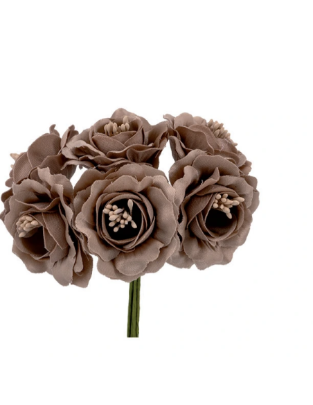 Rosetta – beige – diametro 4 cm