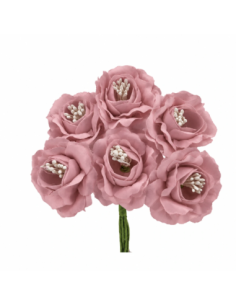 Rosetta – rosa antico – diametro 4 cm