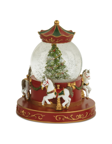 Carillon con boule de neige cavallini con musica h 18