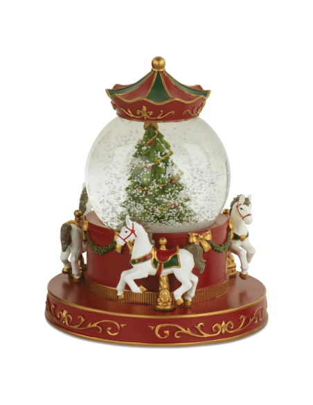 Carillon con boule de neige cavallini con musica h 18