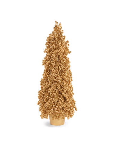 Alberello bacche oro h 90 cm