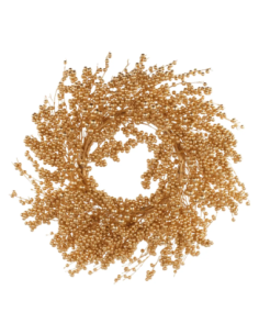Corona bacche oro Ø 58 cm
