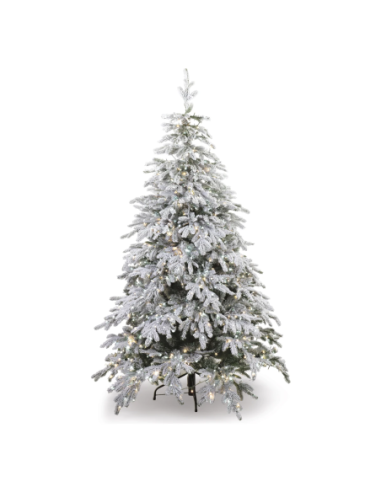Abete PE/PVC Chamonix 3300 LED con custodia h 240 cm Ø 168 cm 3504 tips