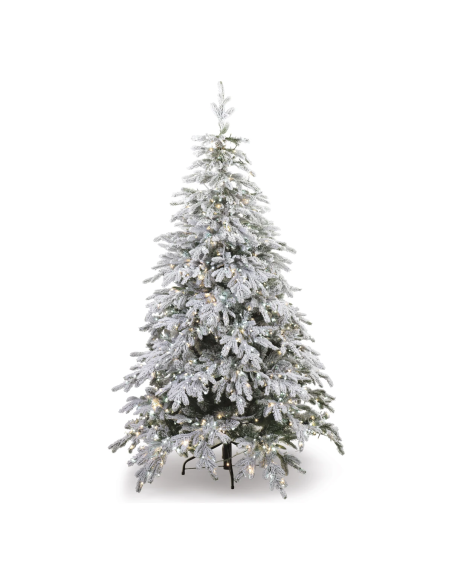 Abete PE/PVC Chamonix 3300 LED con custodia h 240 cm Ø 168 cm 3504 tips