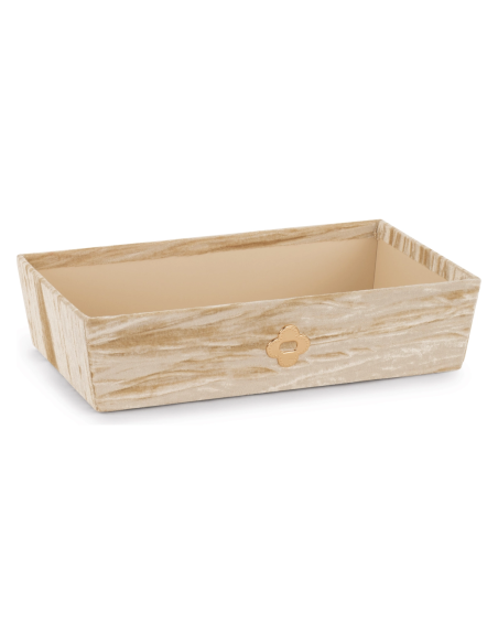 Vassoio beige Royal Venice 34 x 20 x 8 cm