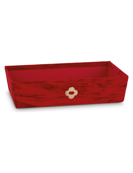 Vassoio rosso Royal Venice 34 x 20 x 8 cm