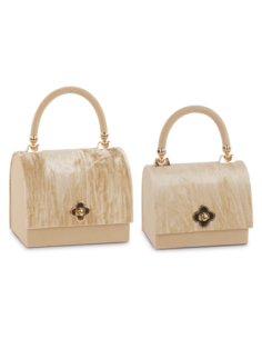 Set 2 scrigni beige Royal Venice 16 x 10