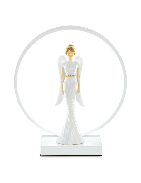 Lampada USB angelo Royal Venice bianca Ø 30 x h 33 cm con scatola