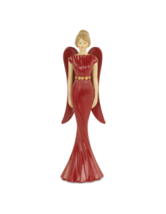 Angelo bordeaux Royal Venice con scatola h 26 cm