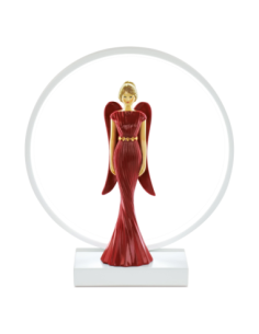 Lampada USB angelo Royal Venice bordeaux Ø 30 x h 33 cm con scatola