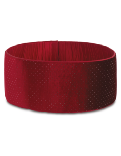 Copribase albero di Natale velluto bordeaux adattabile 188 x 24