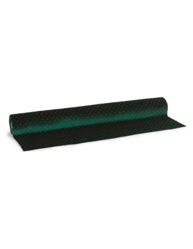 Rotolo velluto verde con strass 70 x 500 cm