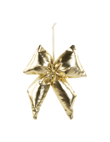 Fiocco oro da appendere 12 x 15 cm