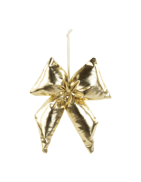 Fiocco oro da appendere 12 x 15 cm