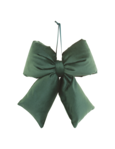 Fiocco velluto verde da appendere 22 x 26 cm