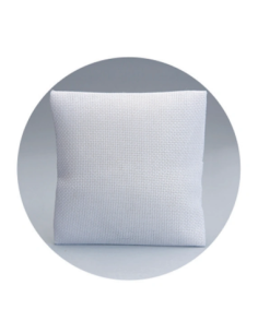 Cuscino in juta Bianco 10x10 cm
