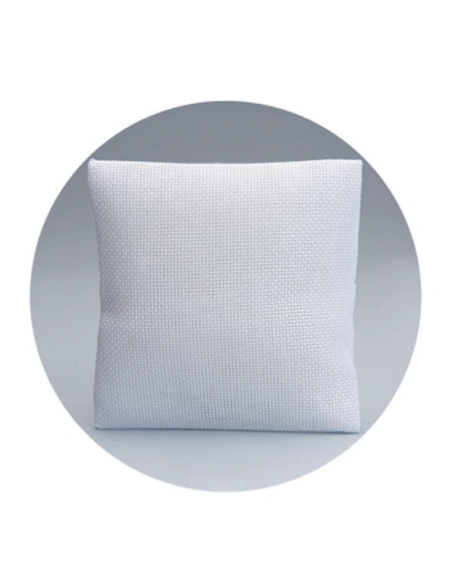 Cuscino in juta Bianco 10x10 cm