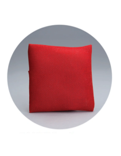 Cuscino in juta Rosso 10x10 cm