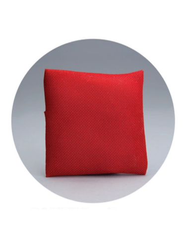 Cuscino in juta Rosso 10x10 cm