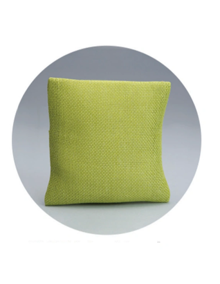 Cuscino in juta Verde 10x10 cm