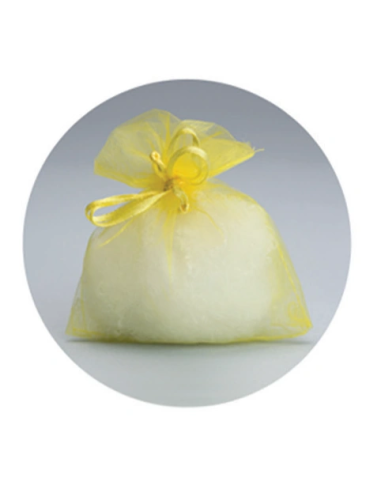 Sacchetto in organzina Giallo 10x12 cm