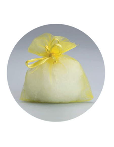Sacchetto in organzina Giallo 10x12 cm