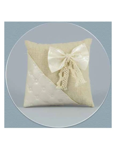 Cuscino grande con applicazione 10x10 cm