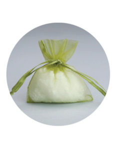 Sacchetto in organzina Verde 7x9 cm