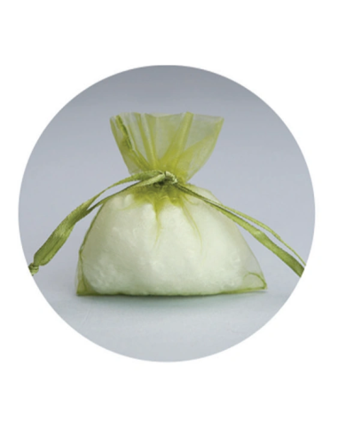 Sacchetto in organzina Verde 7x9 cm