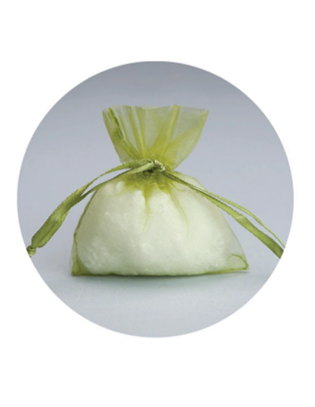 Sacchetto in organzina Verde 7x9 cm