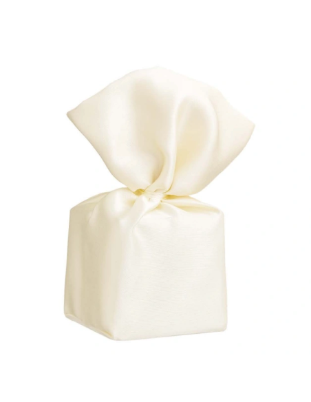 Sacchetto con scatola Panna 6x15 cm