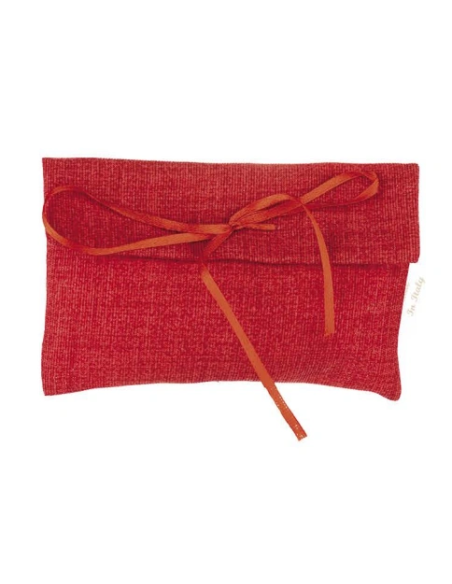 Bustina in cotone Rosso 13x8 cm