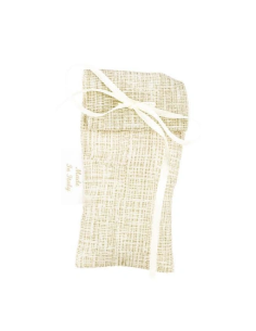 Bustina in cotone Beige 5x10 cm