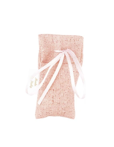 Bustina in cotone Rosa 5x10 cm