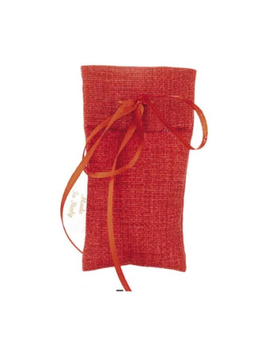 Bustina in cotone Rosso 5x10 cm