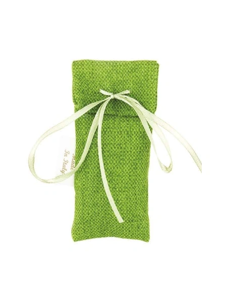 Bustina in cotone Verde 5x10 cm