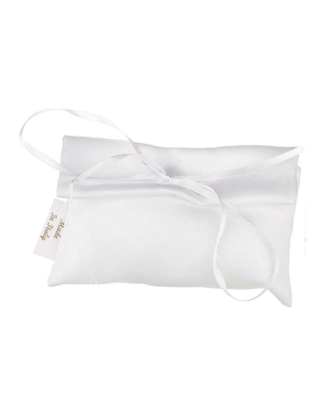 Bustina in raso Bianco 13x8 cm