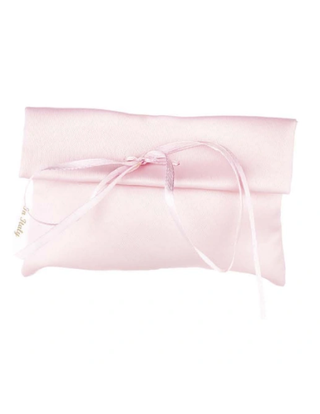 Bustina in raso Rosa 13x8 cm