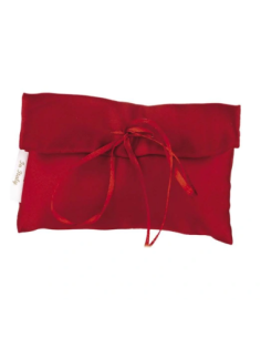 Bustina in raso Rosso 13x8 cm