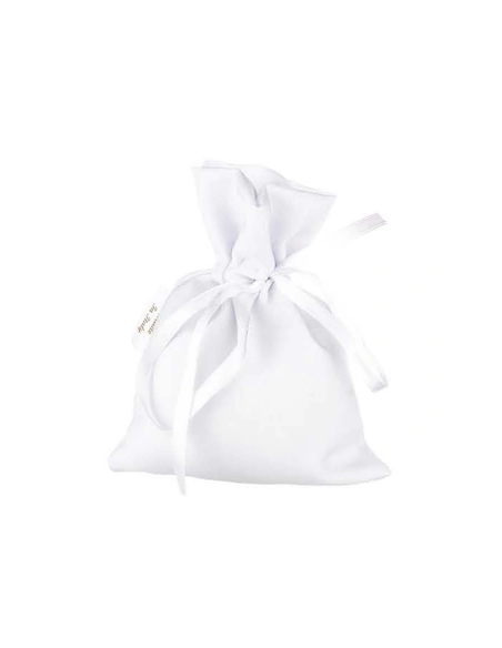 Sacchetto in raso Bianco 10x13 cm