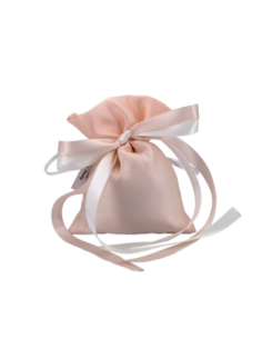 Sacchetto in raso con fiocco Skin 10x14 cm